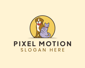 Happy Pet Animal logo design