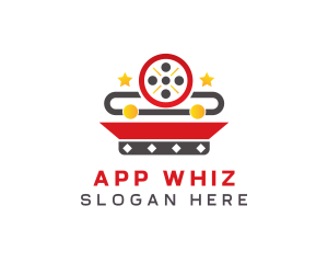 Movie Reel App logo design