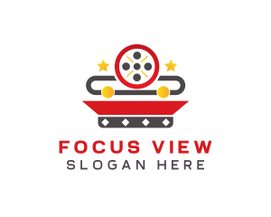 Movie Reel App logo design