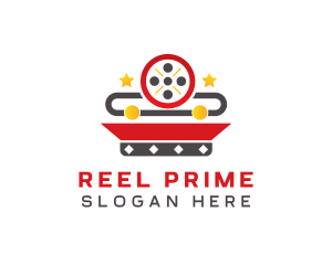 Movie Reel App logo design