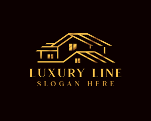 Luxury Roof Real Estate logo design