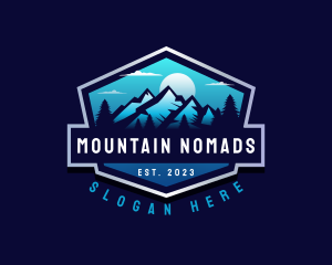 Hiking Adventure Travel logo design