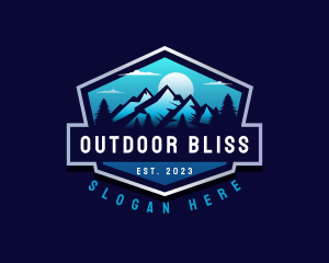 Hiking Adventure Travel logo design