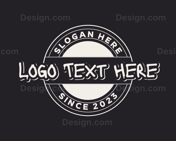 Round Casual Business Logo