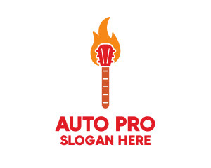 Solo Guitar Fire logo