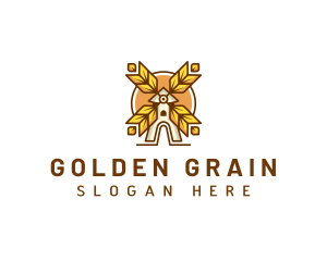 Wheat Flour Mill logo design