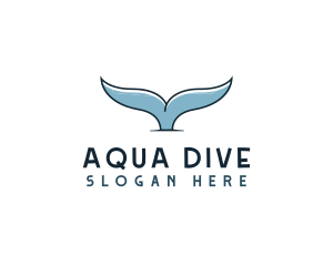 Whale Aquarium Wildlife  logo design