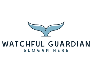 Whale Aquarium Wildlife  logo design