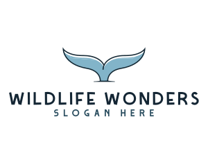 Whale Aquarium Wildlife  logo design