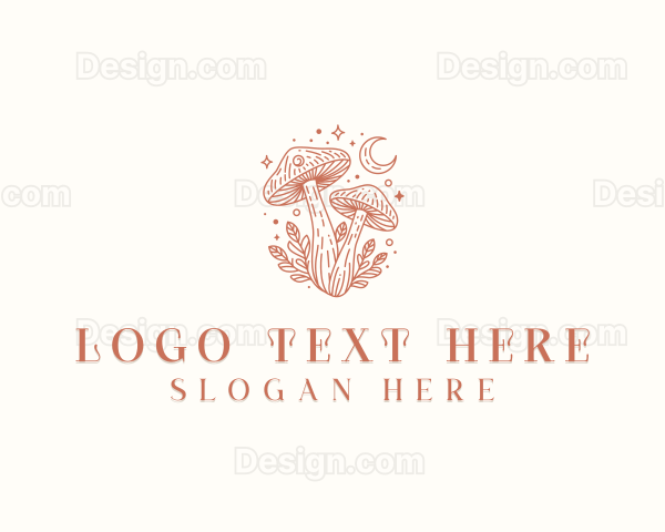 Shrooms Mushroom Plant Logo