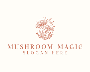 Shrooms Mushroom Plant logo design