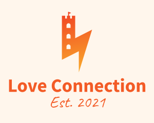 Orange Lightning Tower logo