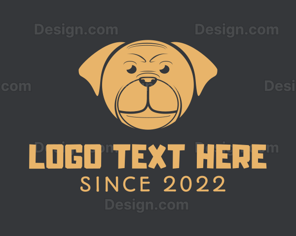 Dog Pet Grooming Logo