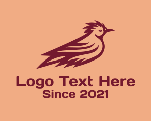 Aviary Lapwing Bird logo