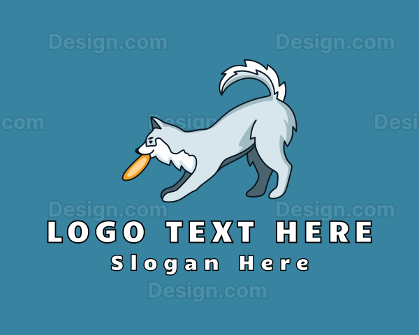 Husky Pet Dog Logo