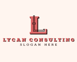 Industrial Firm Letter L logo design