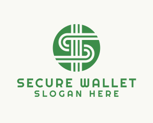 Money Dollar Letter S logo design