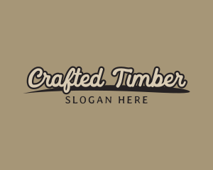 Fancy Rustic Cursive logo design