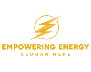 Electric Power Lightning logo design