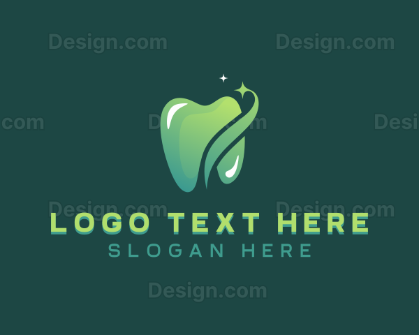 Tooth Dental Care Logo