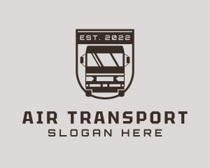 Brown Truck Transport logo design