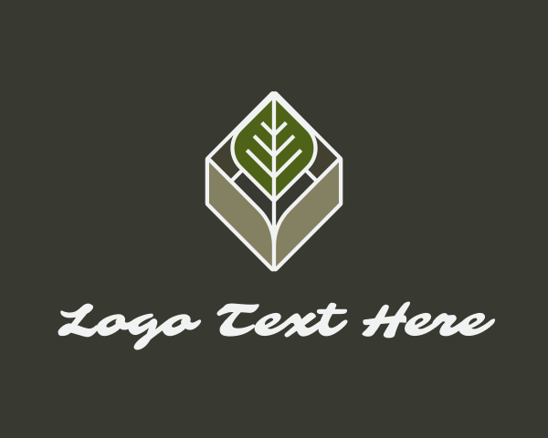 Flowerpot logo example 1