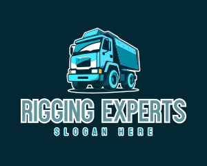 Big Blue Truck logo design