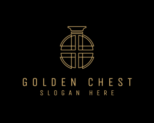 Golden Luxury Perfume logo design