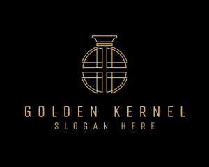 Golden Luxury Perfume logo design