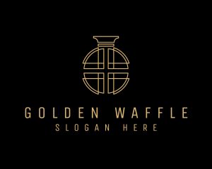 Golden Luxury Perfume logo design