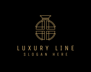 Golden Luxury Perfume logo design