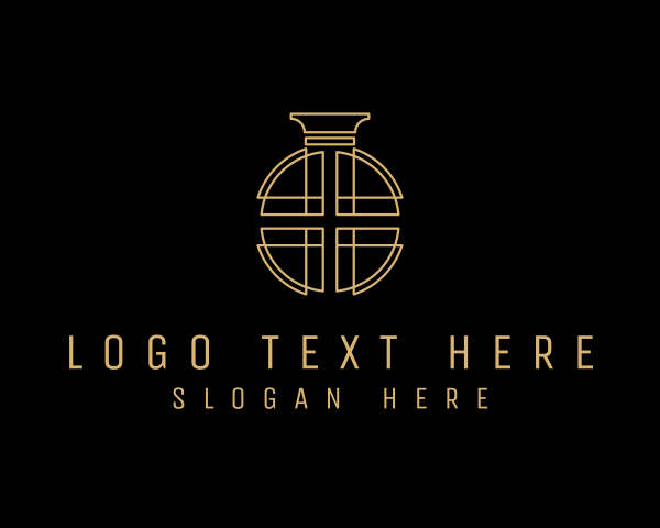 Golden logo example 1