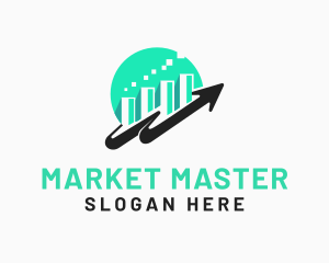 Stock Market Sales logo design