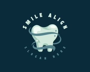 Orthodontics Dental Tooth logo