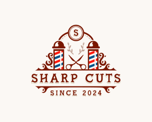 Haircut Barbershop Grooming  logo design