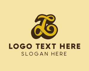 Elegant Cursive Letter L logo