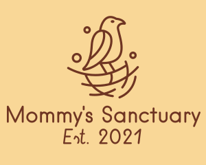 Bird Nest Sanctuary  logo design