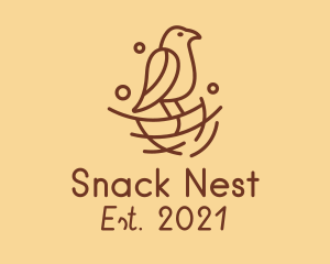 Bird Nest Sanctuary  logo design