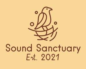 Bird Nest Sanctuary  logo design