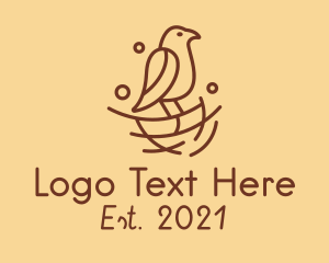 Minimalist - Bird Nest Sanctuary logo design