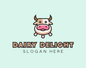 Cow Milking Parlor logo design