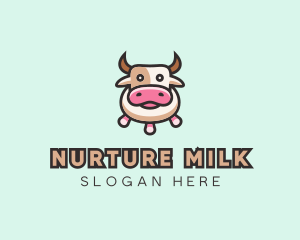 Cow Milking Parlor logo design