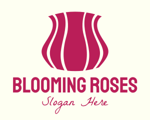 Red Rose Bud logo design