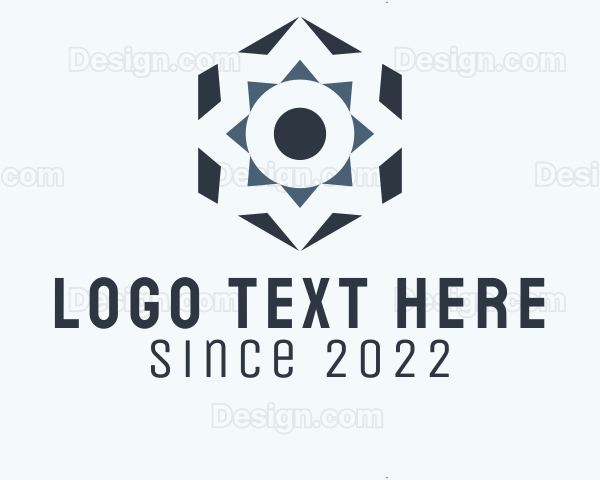 Hexagon Textile Pattern Logo
