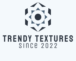 Hexagon Textile Pattern  logo design