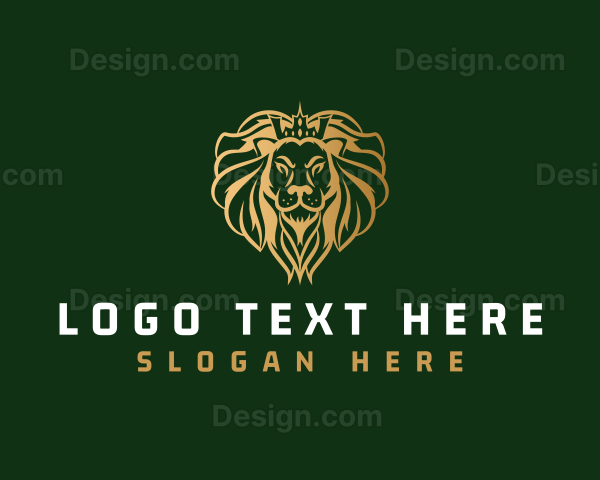 Elegant Lion King Logo