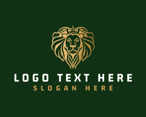 King - Elegant Lion King logo design