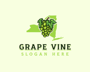 Niagara Grapes New York logo design