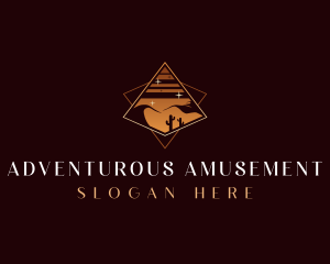 Desert Outdoor Adventure logo design