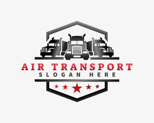 Logistic Truck Transport logo design